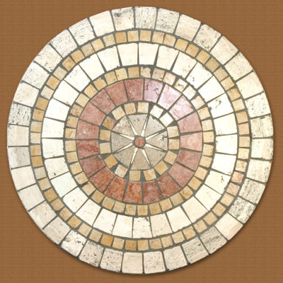 Piano in pietra sassi di Assisi